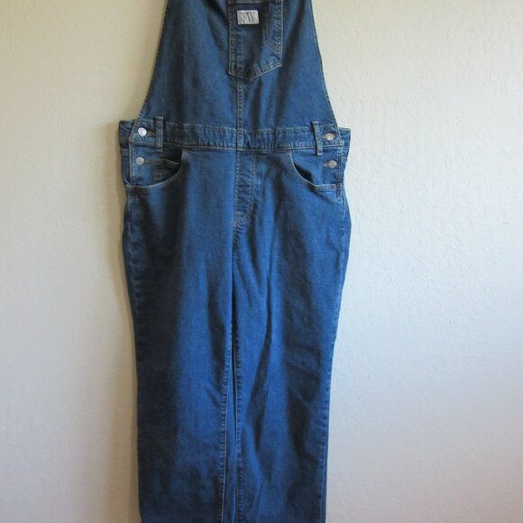 LEVI STRAUSS Women's Blue Denim Overalls Size 18W - Picture 6 of 11